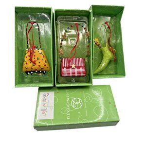 Department 56 Lollysticks Christmas Purse Ornaments Set Of 3 Handbag Boot‎ Tree